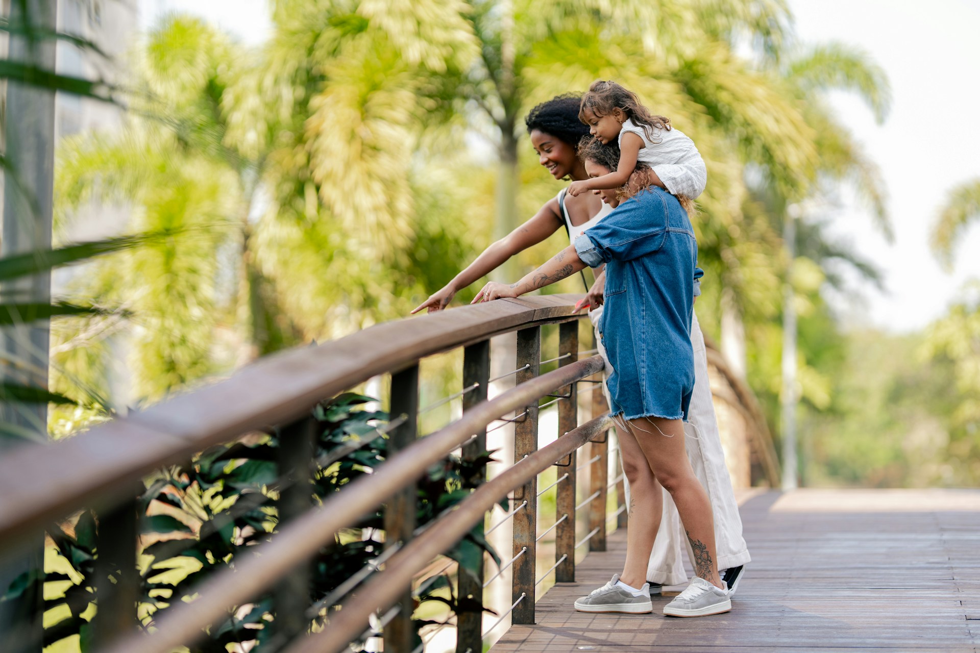 Family in the park